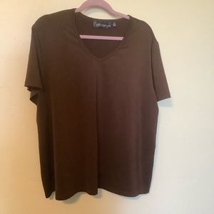 SUSAN GRAVER Basic Brown Top